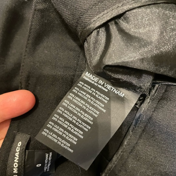 Club Monaco black size 0 capris pants - Picture 5 of 5